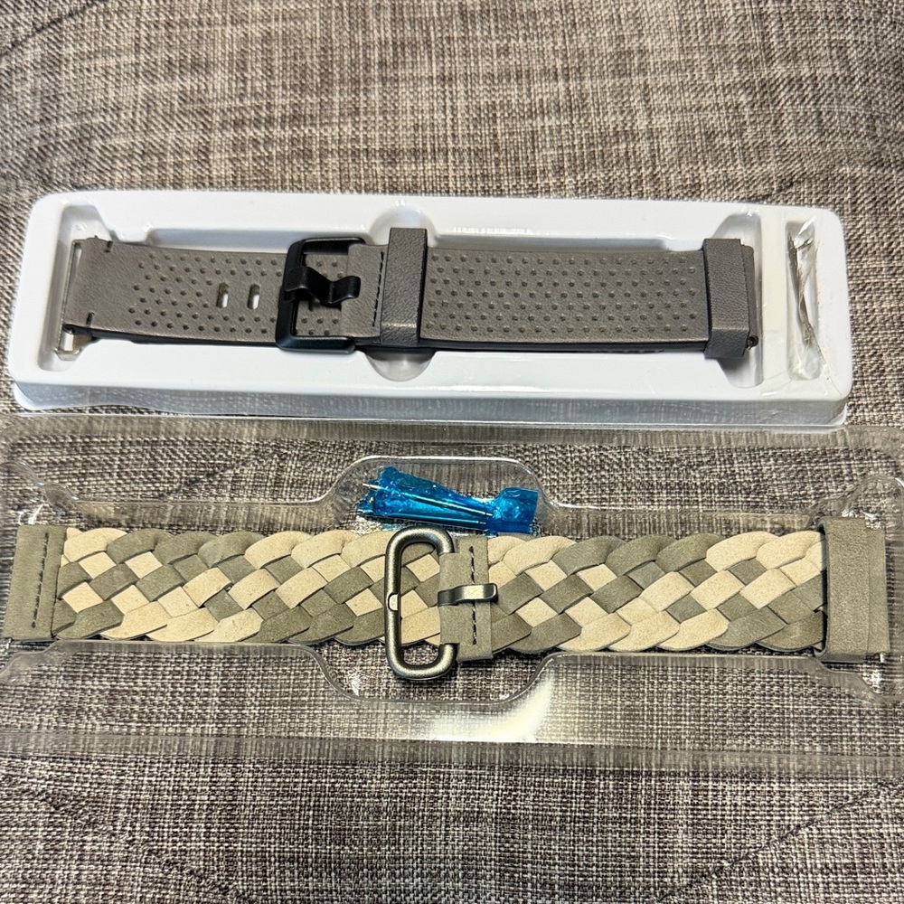 Gray FitBit Versa 2 Bands NWOT